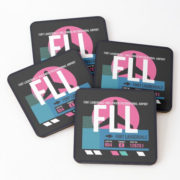 Item preview, Fort Lauderdale, Florida (FLL) Airport Code Baggage Tag designed and sold by SLAG-Creative.