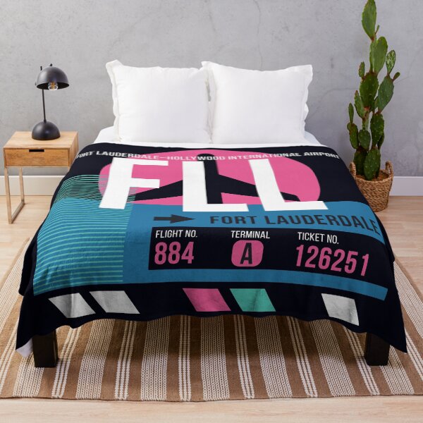 Item preview, Fort Lauderdale, Florida (FLL) Airport Code Baggage Tag designed and sold by SLAG-Creative.
