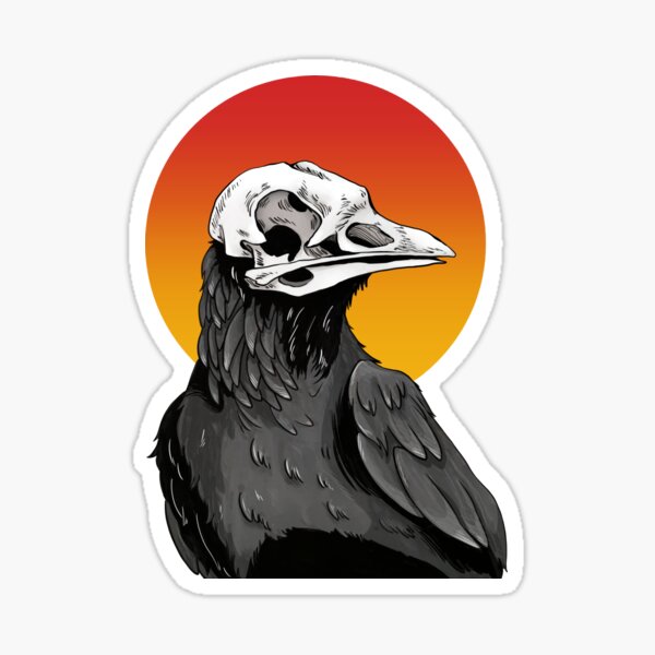 Artikel-Vorschau von Schädelkrähe, designt und verkauft von DemonicCorvid.