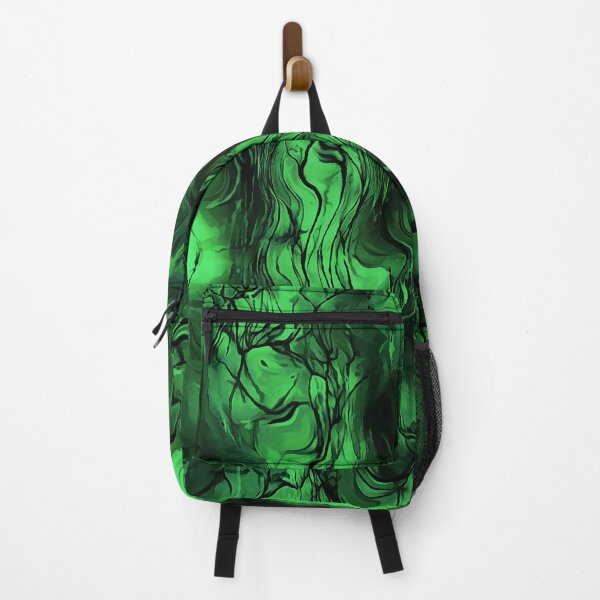 Item preview, Nervous Energy Grungy Abstract Art Mint Green And Black designed and sold by taiche.