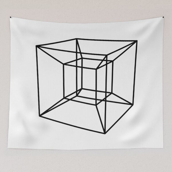 Item preview, Tesseract (Black) designed and sold by GalacticEmpire.