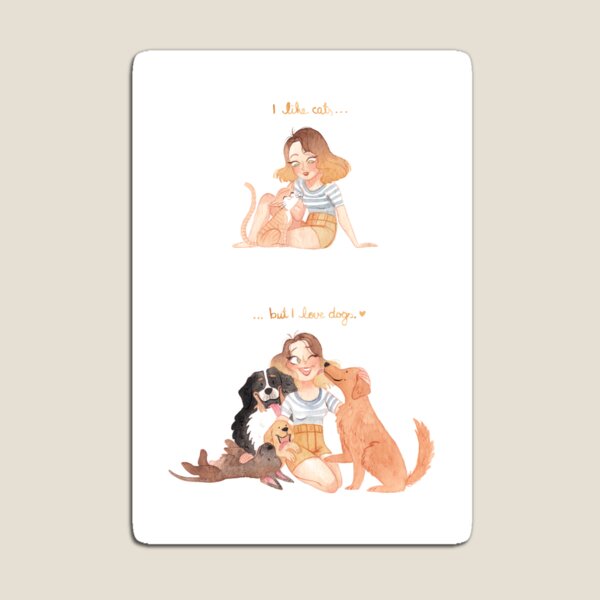 I love dogs Magnet