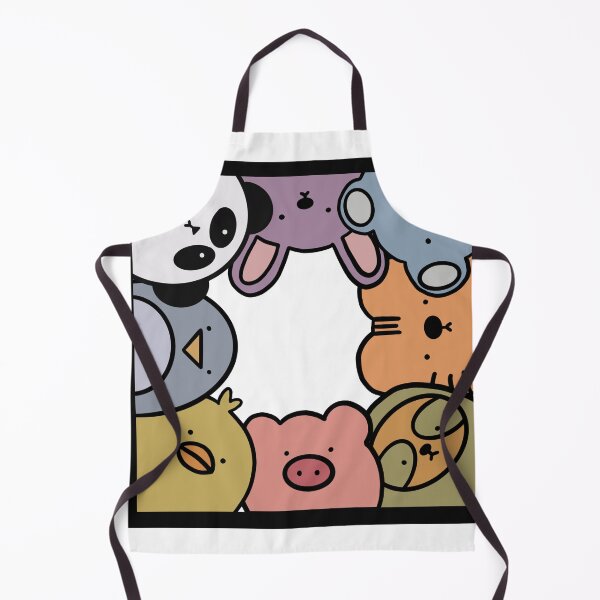 Item preview, Cute baby animals square designed and sold by Shui-art.