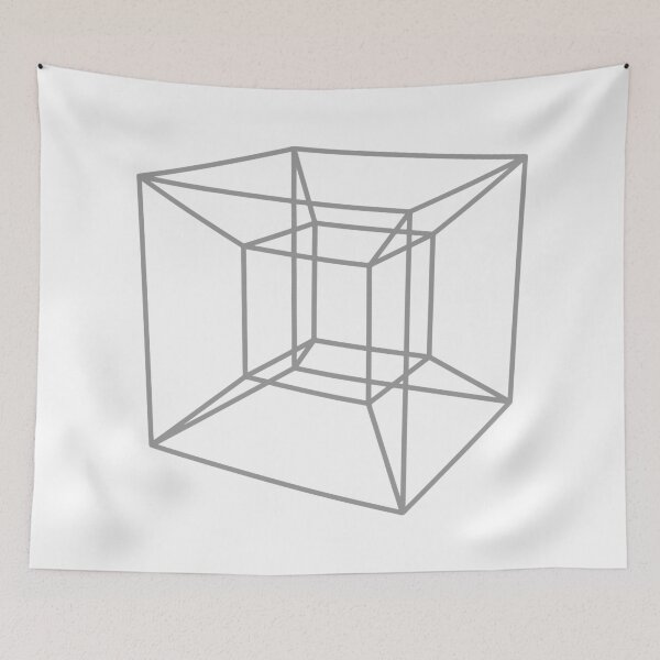 Item preview, Tesseract (Light Grey) designed and sold by GalacticEmpire.