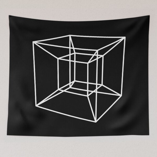Item preview, Tesseract (White) designed and sold by GalacticEmpire.