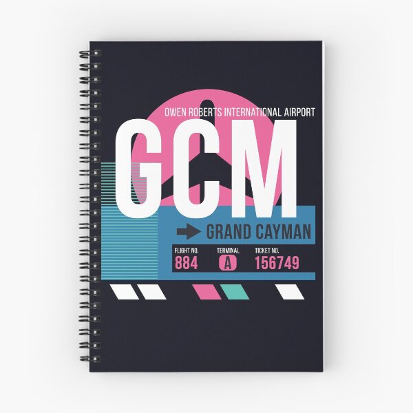 Item preview, Grand Cayman Islands (GCM) Airport Code Baggage Tag designed and sold by SLAG-Creative.