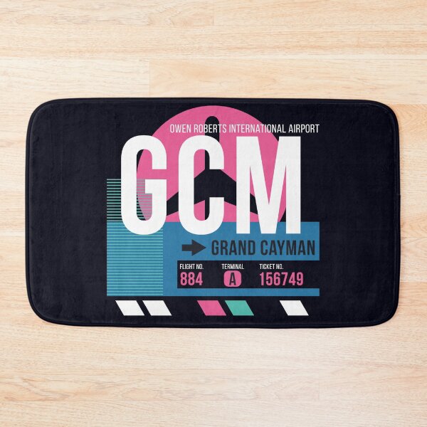 Item preview, Grand Cayman Islands (GCM) Airport Code Baggage Tag designed and sold by SLAG-Creative.