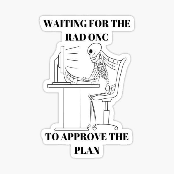 "Medical Physicist Jokes" Sticker by RadApparelStore Redbubble