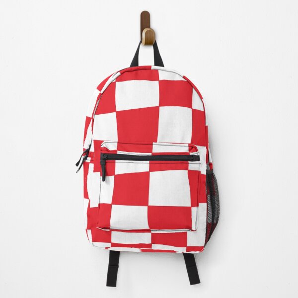 Item preview, Hand Drawn Checkerboard Pattern (red/white) designed and sold by Design Minds Boutique.
