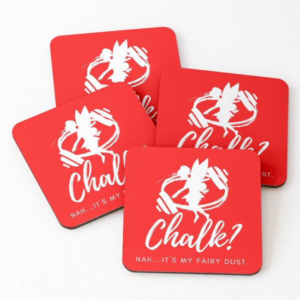 Item preview, Funny CrossFit/Fitness/Gym Chalk Design RED designed and sold by PortfoliobyJana.