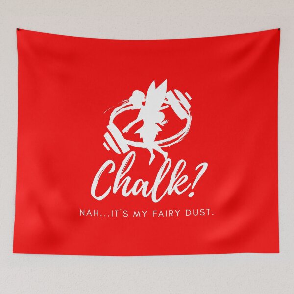 Item preview, Funny CrossFit/Fitness/Gym Chalk Design RED designed and sold by PortfoliobyJana.