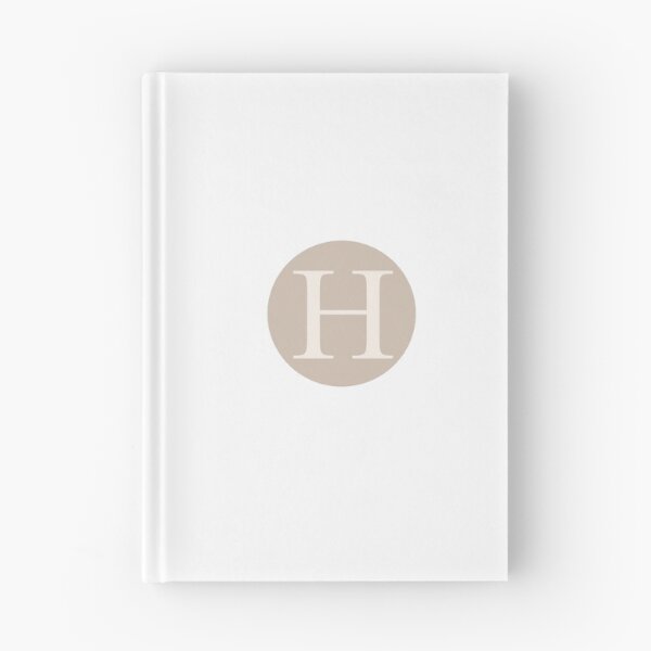 Item preview, H initial (tan) designed and sold by EMXEdesigns.