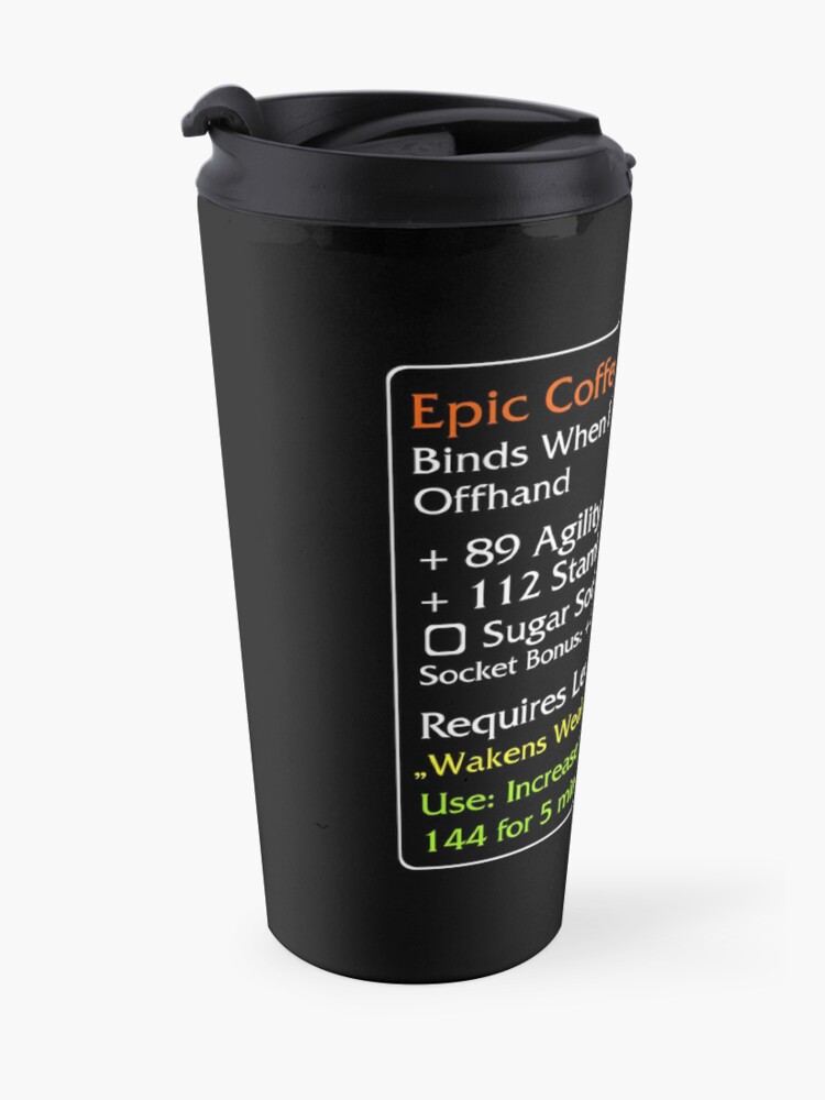Alternate view of Epic Coffee Mug [World of Warcraft] Travel Mug