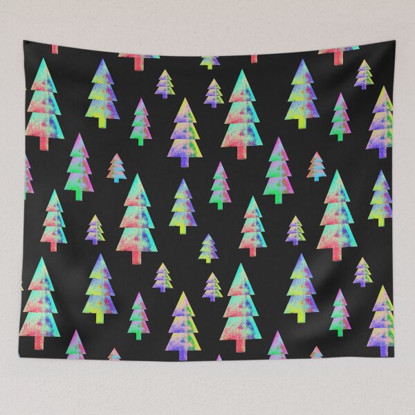 Item preview, Rainbow spruce forest designed and sold by Anastasiia Yurevych.