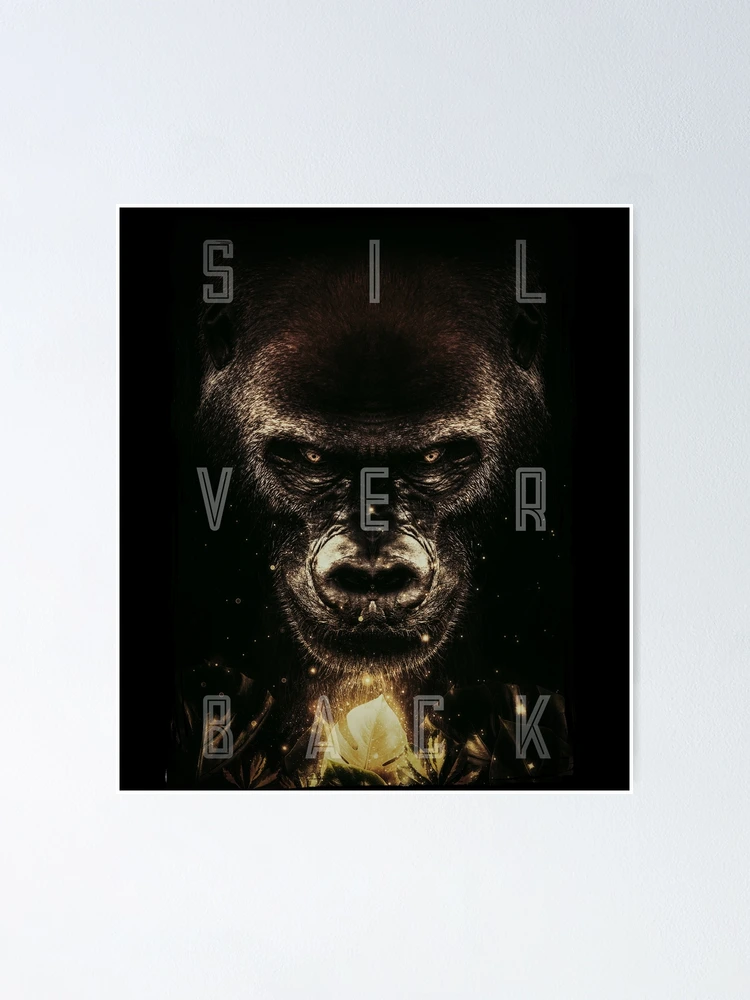 Thumbnail 1 of 3, Poster, Silverback designed and sold by 1024bytesdesign.