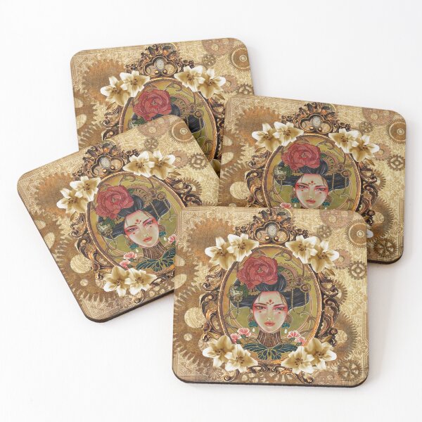 Item preview, steampunk geisha designed and sold by Petitelulu.