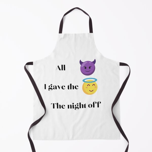 Item preview, All Devil, I gave the Angel the night off. designed and sold by ANightbird13.