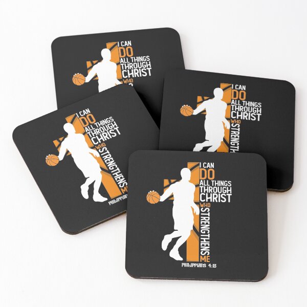 Item preview, Christian Basketball Bible Verse I Can Do All Things Through Christ Philippians 4:13 designed and sold by alenaz.