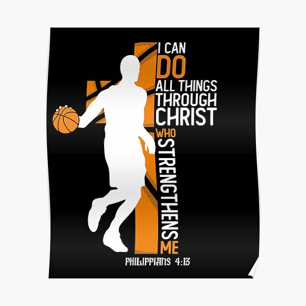 Basketball Bible Posters Redbubble