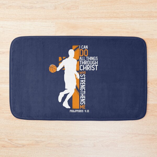 Item preview, Christian Basketball Bible Verse I Can Do All Things Through Christ Philippians 4:13 designed and sold by alenaz.