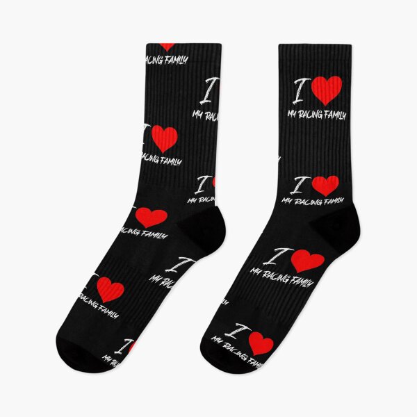 Item preview, I Heart Love My Racing Family Heart Valentine Racer  designed and sold by CarantinedChaos.