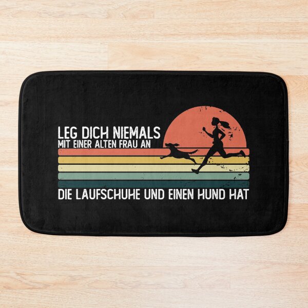 Item preview, Old woman with dog & running shoes designed and sold by noahs-shop.