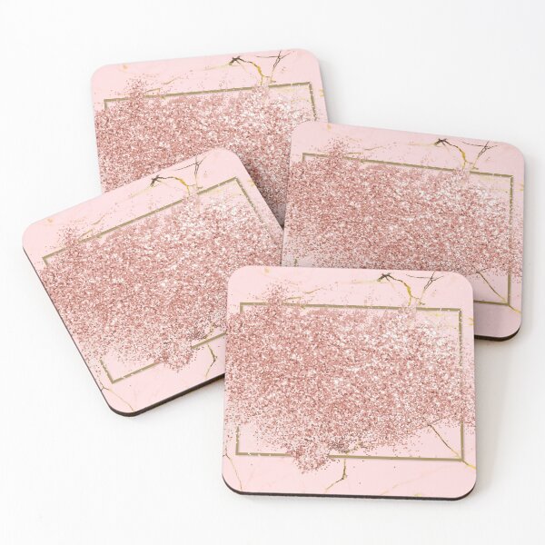 Item preview, Elegant Pink Marble Geometric Art designed and sold by newburyboutique.