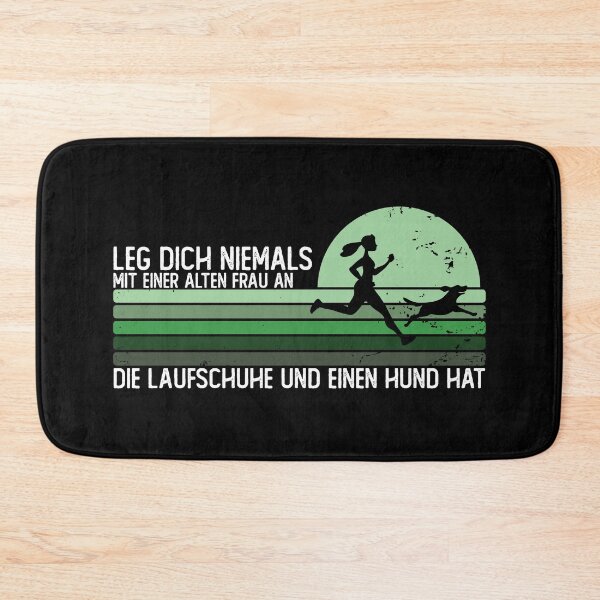 Item preview, Old woman with dog & running shoes designed and sold by noahs-shop.