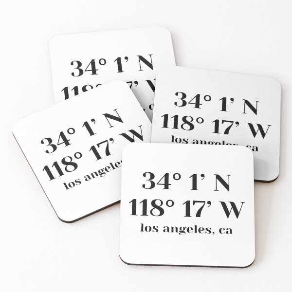 Item preview, map coordinates- usc designed and sold by Caroline Derucki.