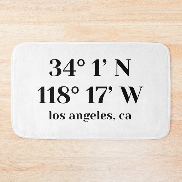 Item preview, map coordinates- usc designed and sold by Caroline Derucki.