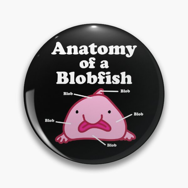 Item preview, Anatomy of A Blobfish Funny Ugly Fish Meme designed and sold by Charles Brian.