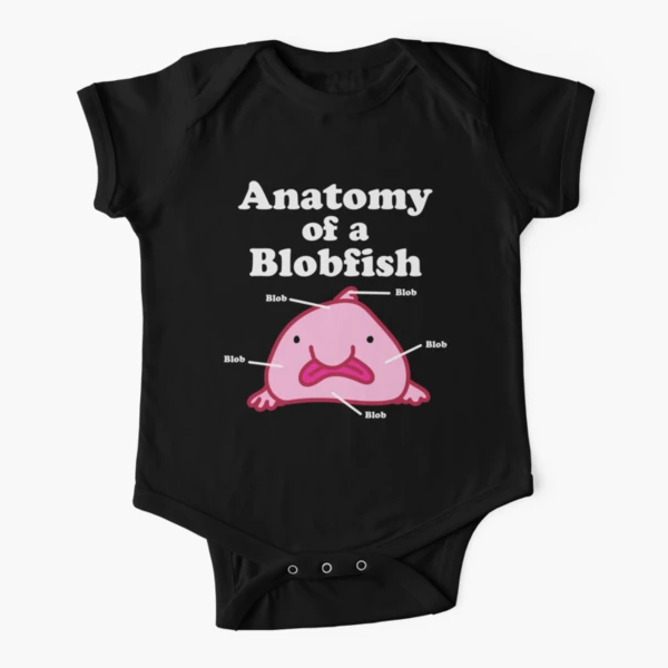 Anatomy of A Blobfish Funny Ugly Fish Meme Photographic Print for Sale by  Charles Brian