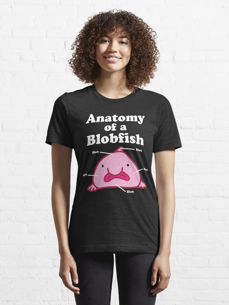 Anatomy of A Blobfish Funny Ugly Fish Meme Photographic Print for Sale by  Charles Brian