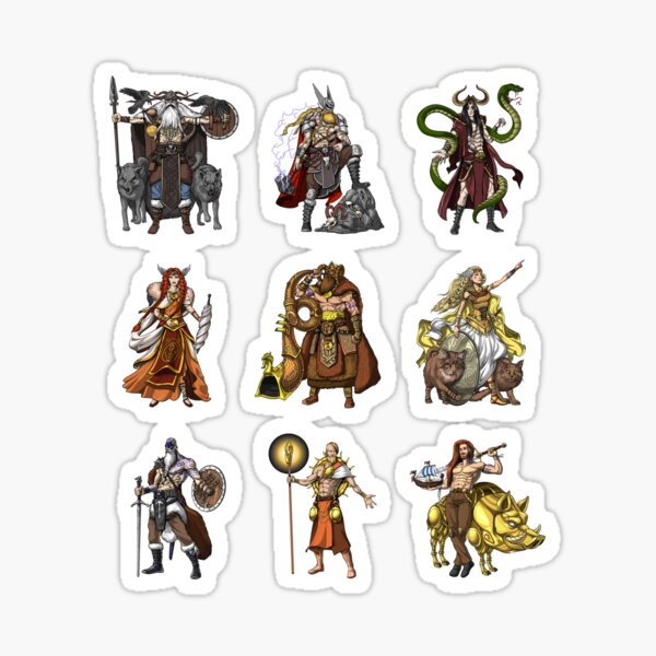 Item preview, Old Norse Gods designed and sold by underheaven.