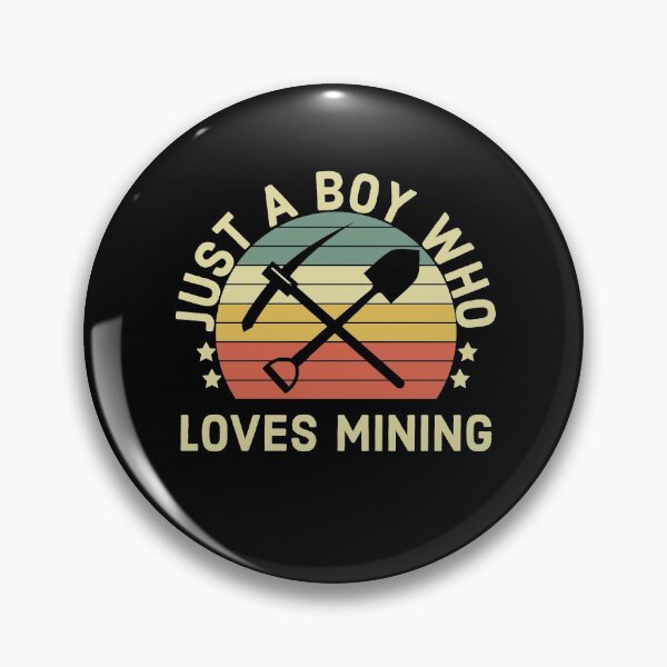 Item preview, Just A Boy Who Loves Mining designed and sold by Luna1Shop.