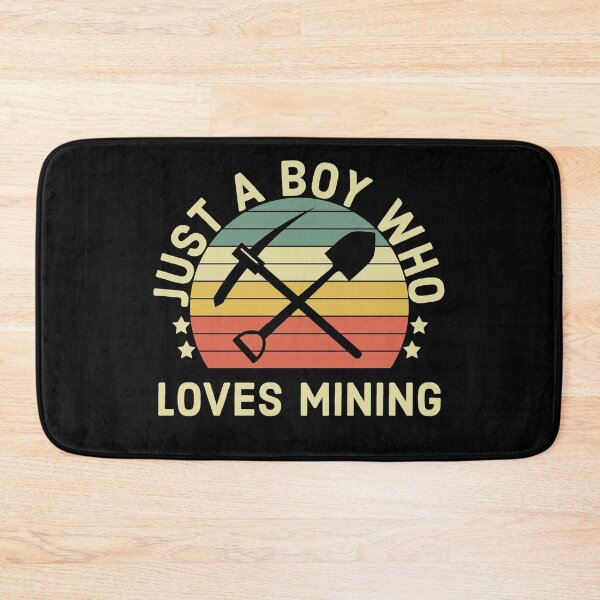 Item preview, Just A Boy Who Loves Mining designed and sold by Luna1Shop.
