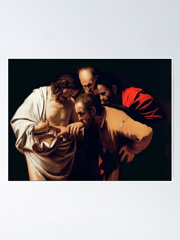 "Incredulity Of Saint Thomas (Michelangelo Merisi Da Caravaggio ...