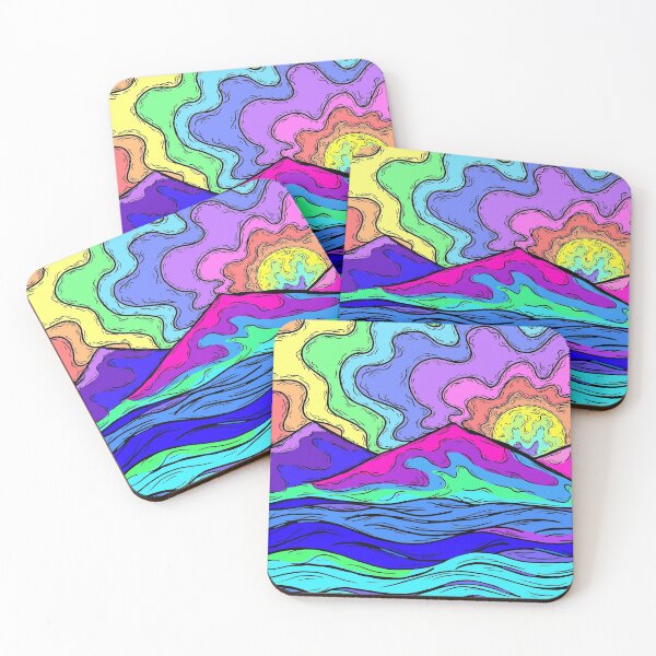 Item preview, "Mountain Scene" designed and sold by GratefulSocks.