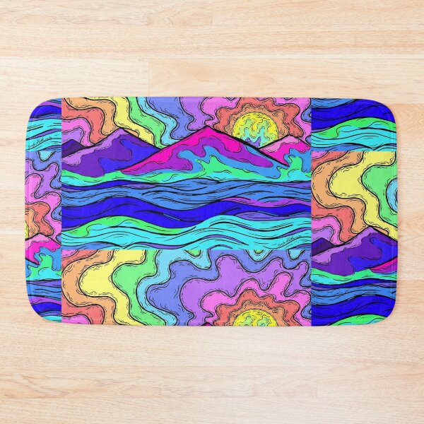 Item preview, "Mountain Scene" designed and sold by GratefulSocks.