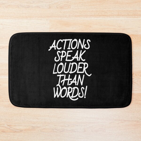 Item preview, Action Speak Louder Than Words designed and sold by HeleneWolff.