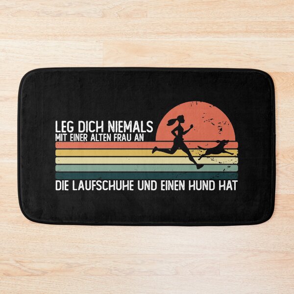 Item preview, Old woman with dog & running shoes designed and sold by noahs-shop.