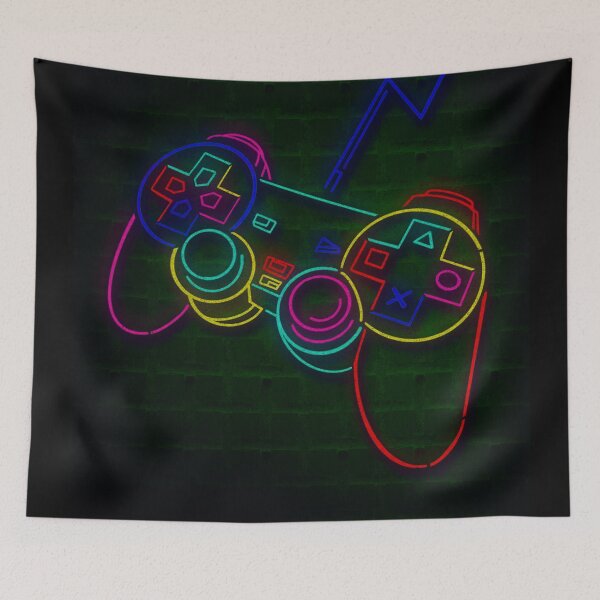 Item preview, Gamer Neon Joystick  designed and sold by IcalsaidArt.