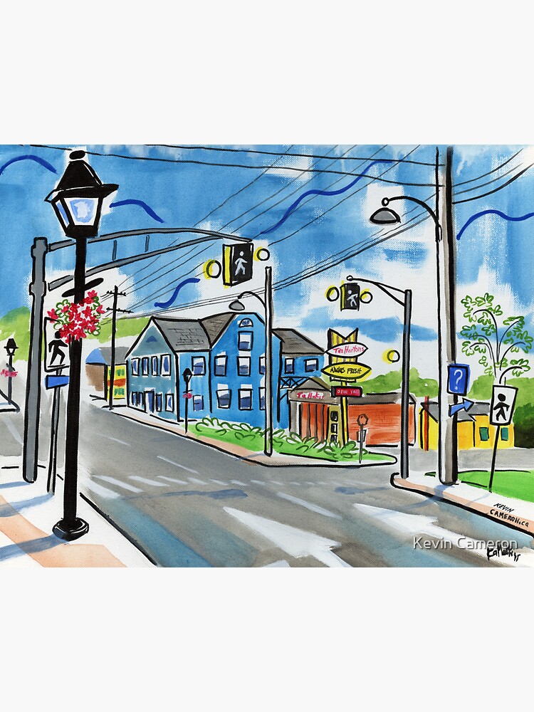 "Directions Aberdeen and ster St. Kentville Nova Scotia" Sticker for