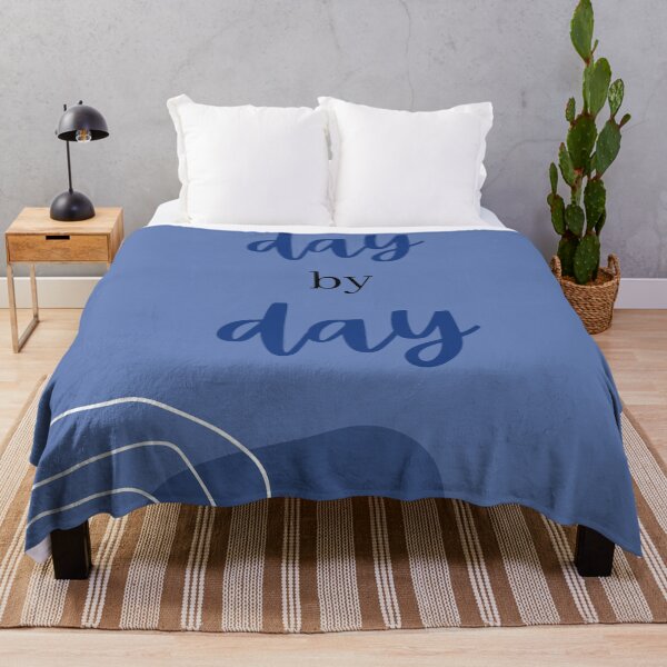 Item preview, Day by day - blue lavender outlines designed and sold by RRdesigned.
