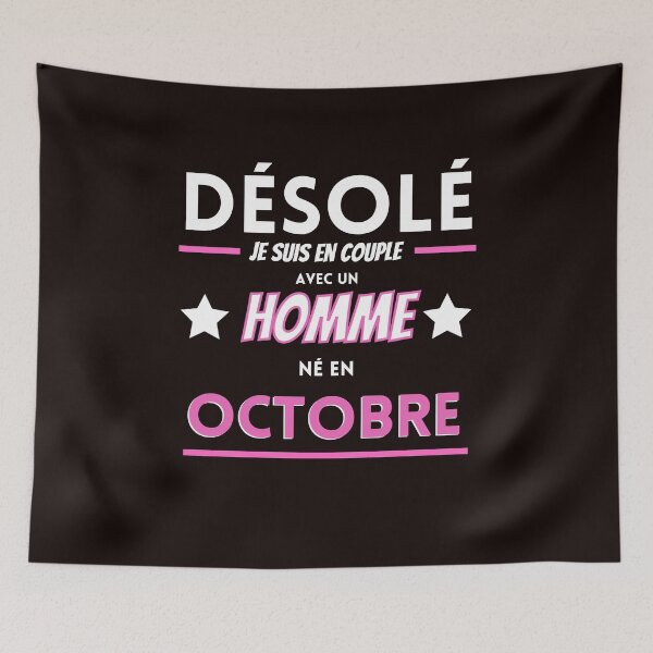 Item preview, Sorry I'm in a relationship with a man born in October designed and sold by Ydurand.