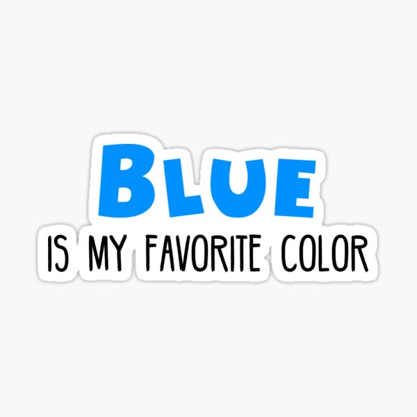 Translate My Favorite Color Is Blue In French