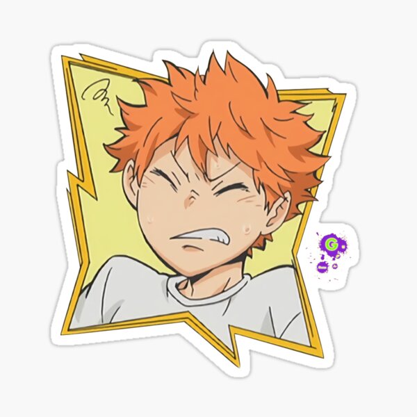 Shoyo Hinata Haikyuu Sticker For Sale By Smadiart Redbubble 9895