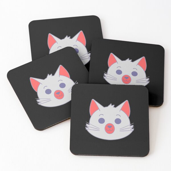 Item preview, cute cat with red nose designed and sold by Dreamofstyle7.