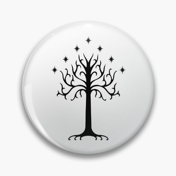 Item preview, Gondorian White Tree - Symbol Flag of the Realm designed and sold by yisela.