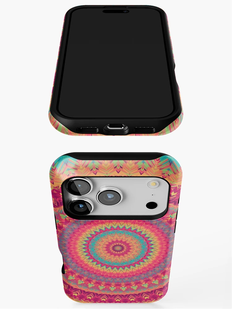 Thumbnail 3 of 4, iPhone Case, Mandala 080 designed and sold by Mandala Of Life.